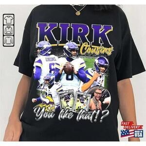 Kirk Cousins Retro 90S Football Sports Fan T-Shirt
